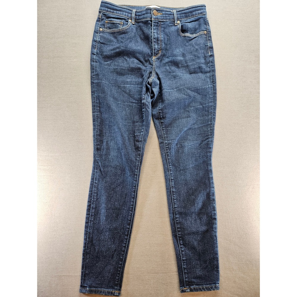 Ann Taylor LOFT Legging Jeans Womens 31/12 Dark Wash Skinny Denim High Rise